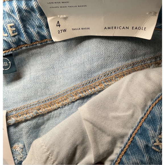 AMERICAN EAGLE ~Low-Rise Denim Maxi Skirt (NWT) - Picture 12 of 14